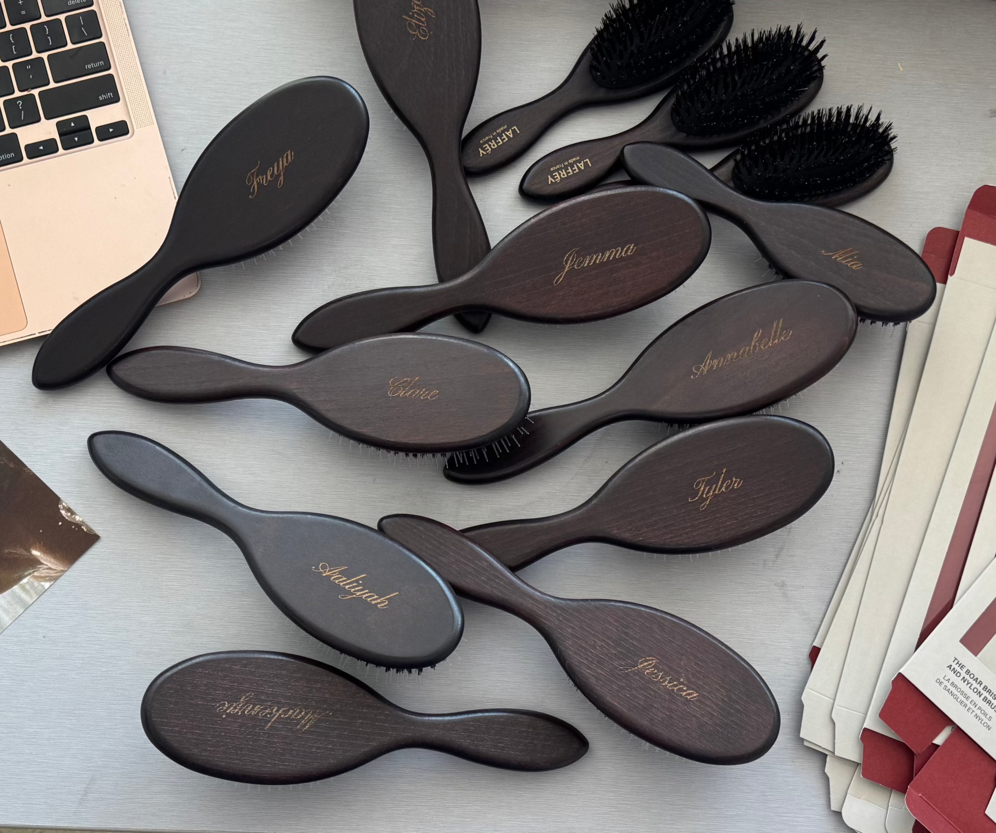 Personalised Hair Brushes Engraved with Your Name Laffrey — free download